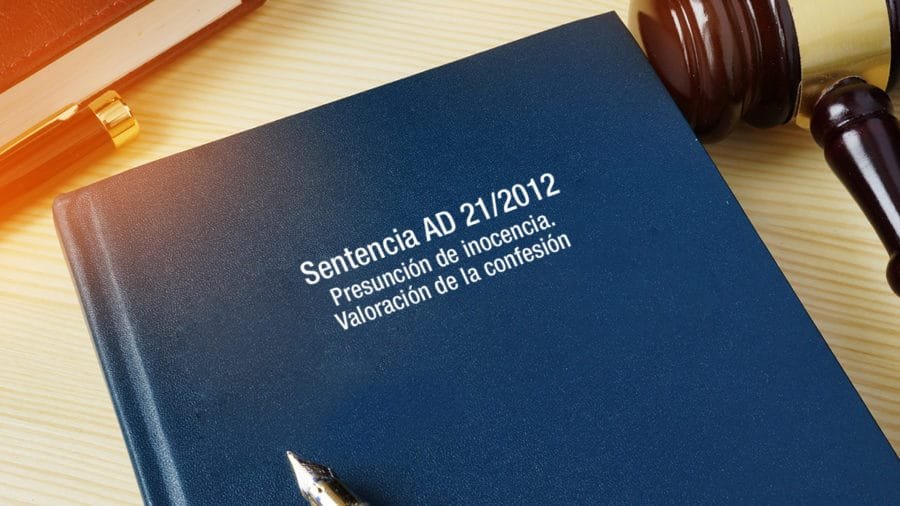 presunción de inocencia valoración de la confesión